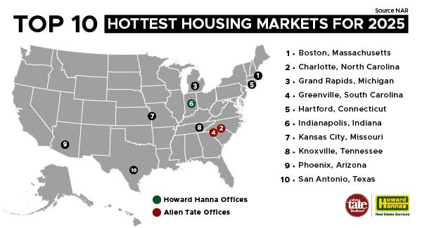 Charlotte and Greenville among top real estate hotspots in 2025 Charlotte and Greenville among top real estate hotspots in 2025